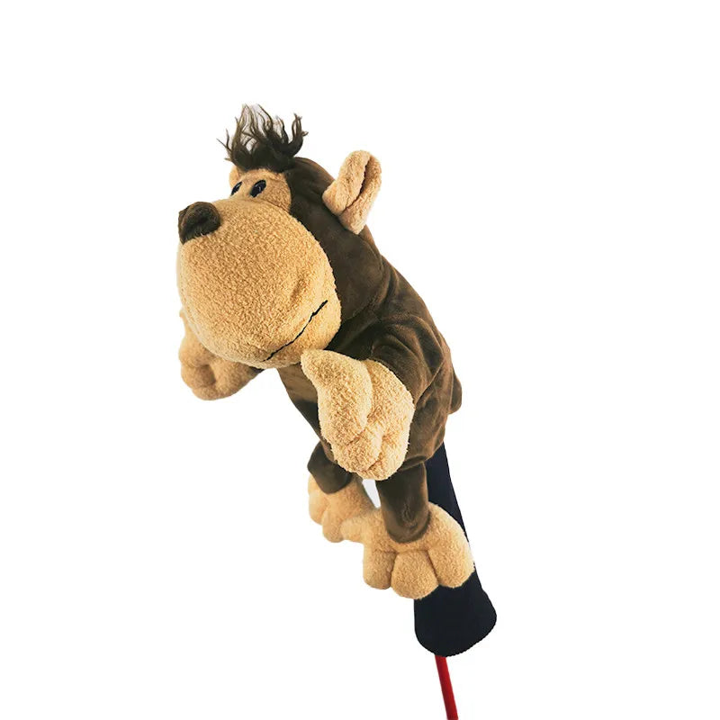 All kinds of animal golf club head covers suitable for fairway woods men's and women's golf club covers mascot novelty cute gift