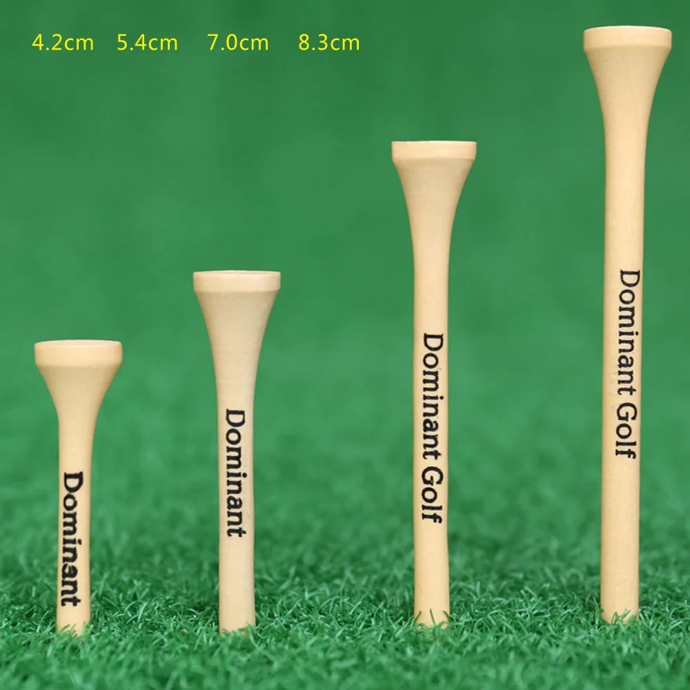 30Pcs/Pack Wooden Golf Tee Tees Replacement Driving Range Hitting Trainer Club Accessories Golf Holder