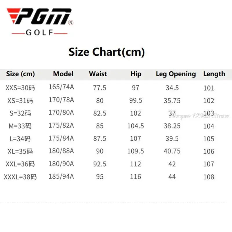 Pgm Men Golf Pant Winter Thickening Straight Sports Pants For Male Warm Velvet Golf Trousers Men's Casual Windproof Sweatpants