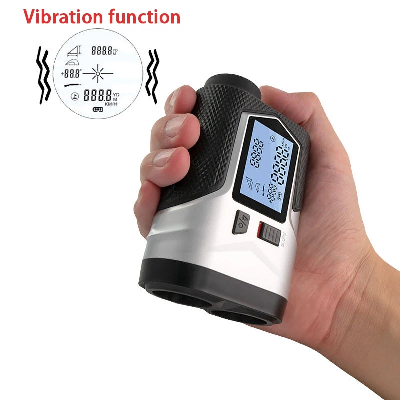 ARTBULL Golf Laser Rangefinder Hunting Rechargeable 1200m 650m Slope Adjusted Flag-Lock Vibration Laser Distance Meter