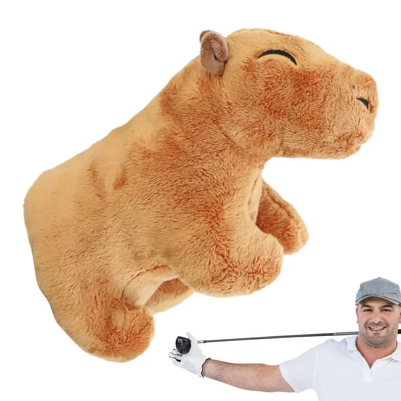 Creative Capybara Golf Club Head Covers Plush Animal Golf Club Headcover For Fairway Woods Men Women Golf Club Protector Covers