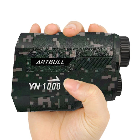 ARTBULL 1000m Laser Golf Rangefinder for Hunting Telescope with Flag-Lock Slope Pin Laser Distance Meter 650m