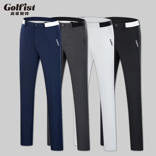 Golfist High Quality Men's Summer Golf Pants Breathable Quick Dry Business Causal Lightweight Trousers