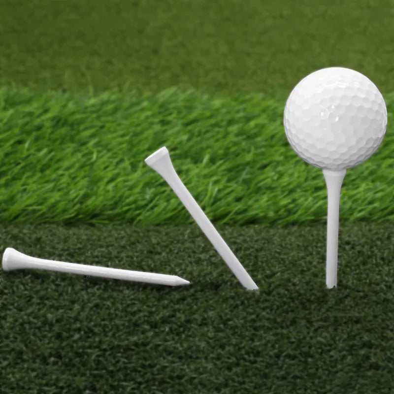 100pcs 3-1/4" Golf Tees Wooden Tee Durable Golf Balls Holder for Golfer Gift Golf Accessories Wholesale