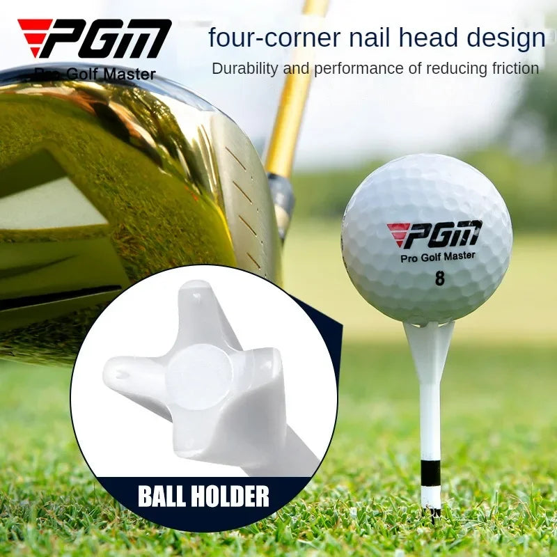 PGM Golf Tee Limit Mark 83mm Serve Wood Long Ball Holder 30 Pcs/box QT027