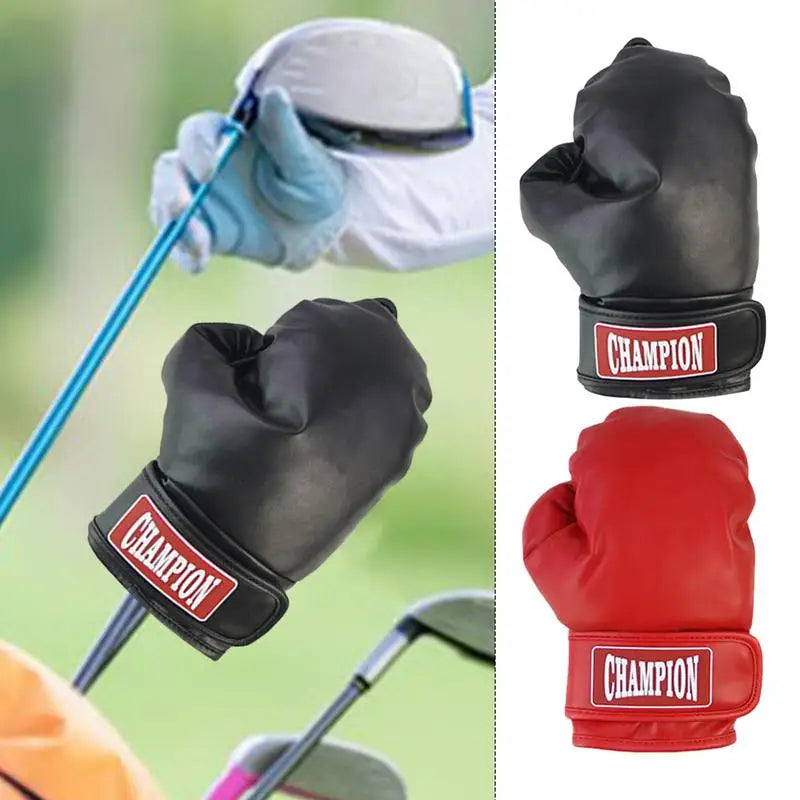 Driver Headcover Boxing Gloves,Protective Golf Club Head Covers,Driver Headcover Golf Headcover for Driver and Fairway Cover