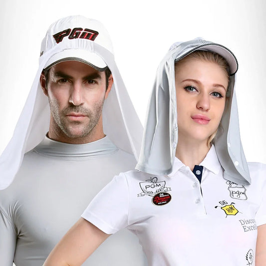 Golf Men Women Summer Sun UV Protection Caps No Hat Viscose Fiber Scarf Headscarf Fiber Mask Punk Sunscreen Mask