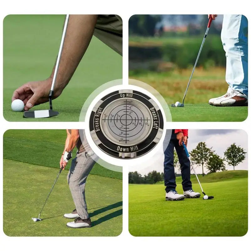 Green Reader Golf Slope Putting Level Reading Ball Marker Golf Hat Clip High Precision Green Reading Aid Gifts Golf Accessories