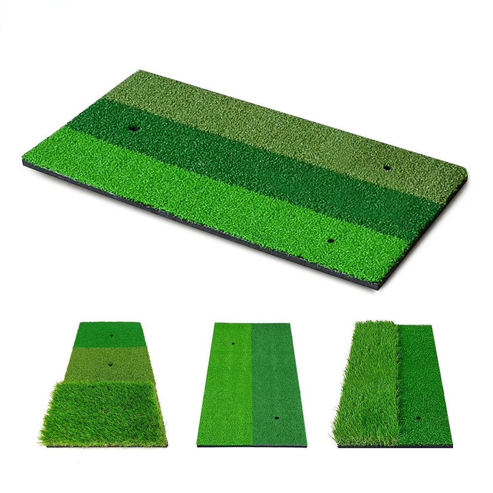 PGM Golf Hitting Mat Indoor Outdoor Mini Practice Durable PP Grass Pad Backyard Exercise Golf Training Aids Accessories DJD003