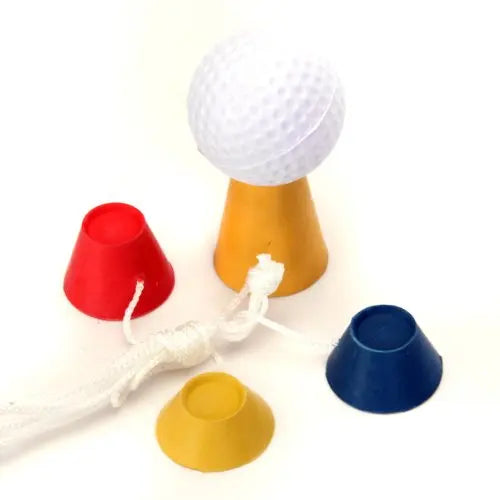 4 pcs Jumbo Rubber Winter Golf Tees  Accessory Hot Different Heights 0.5 0.7 0.9 1.5 inch with rope for golfer new golf tee