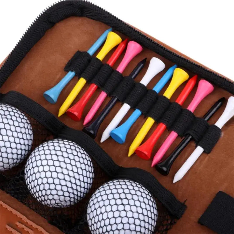 Golf Ball Bag Pouch Waterproof Golf Glove Holder Case Golf Caddie Case Caddy Women Men Cart Travel Holder Golf Accessories