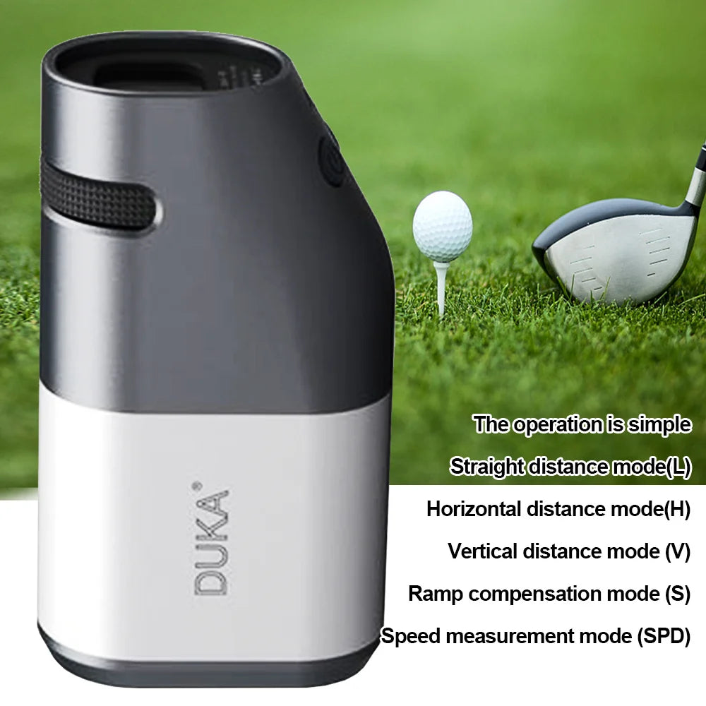 2023 Newest Golf Laser Rangefinder Telescope 6X Monocular Distance Meter for Hunting Travel Telescope with Flag-Lock Slope DUKA