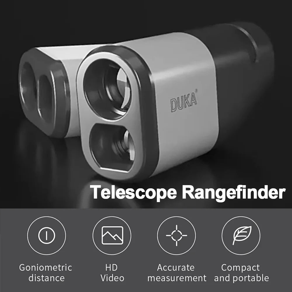 2023 Newest Golf Laser Rangefinder Telescope 6X Monocular Distance Meter for Hunting Travel Telescope with Flag-Lock Slope DUKA