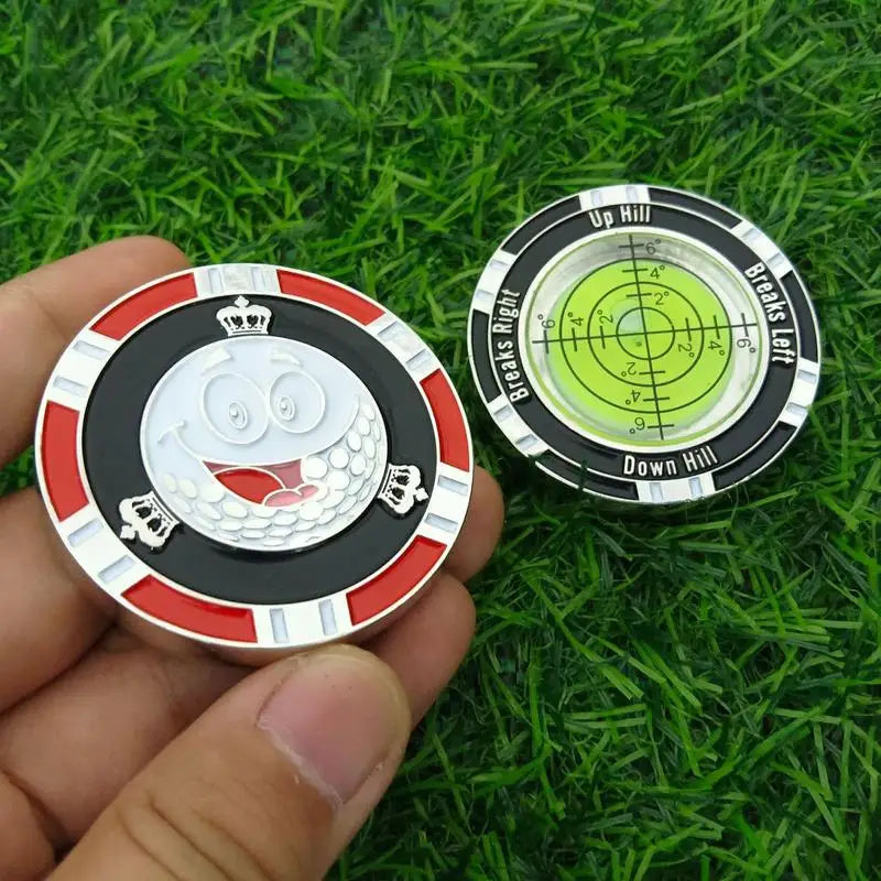 Green Reader Golf Slope Putting Level Reading Ball Marker Golf Hat Clip High Precision Green Reading Aid Gifts Golf Accessories