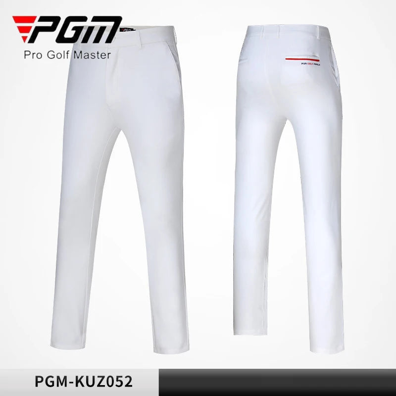 PGM Golf Men High-Elastic Long Pants Male Fit Soft Sports Pants Autumn Men Breathable Casual Trousers Golf Sweatpants 2XS-4XL