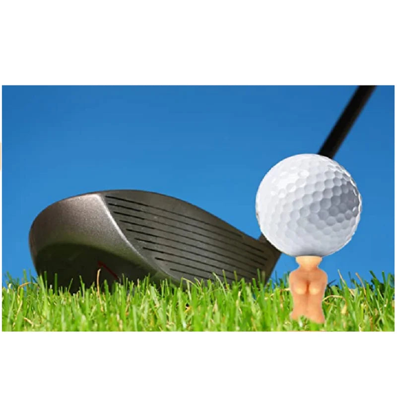 50PCS 3 Inch Plastic Golf Tees Lady Tees Woman Golf Tees Nude Golf Tees for Golf Training