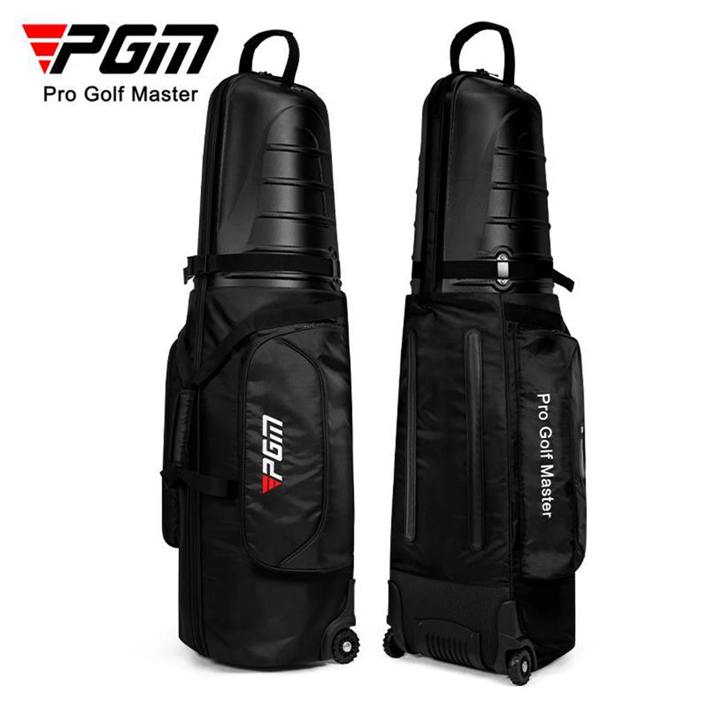 PGM Golf Aviation Bag Outdoor Golf Travel Bags with Roller Skating and Hard Case Top Portable Anti Collision Golf Bags HKB014